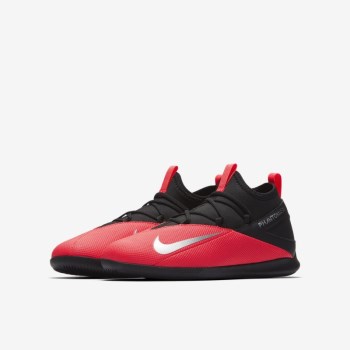 Nike Jr. Phantom Vision 2 Club Dynamic Fit IC - Nagyobb Gyerek Focicipő - Piros/Fekete/Fekete/Metal